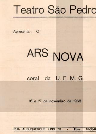 Ars Nova em São Paulo 68