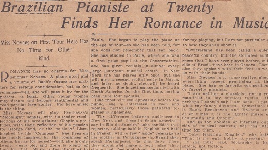 Guiomar Novais. Arquivo A.B.E.