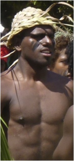 Dança de combates em Lifou.Foto A.A.Bispo ©