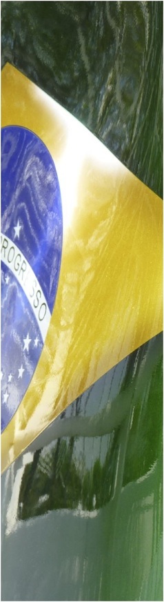 Bonbon drapeau Brésil, L. Jenkell, Valencia. Foto A.A.Bispo